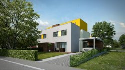 Gartenansicht Haus B